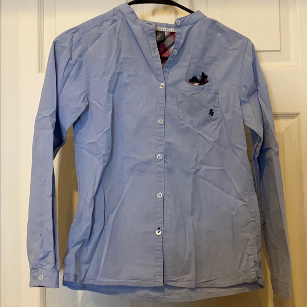 Zara Kids chambray button up blouse